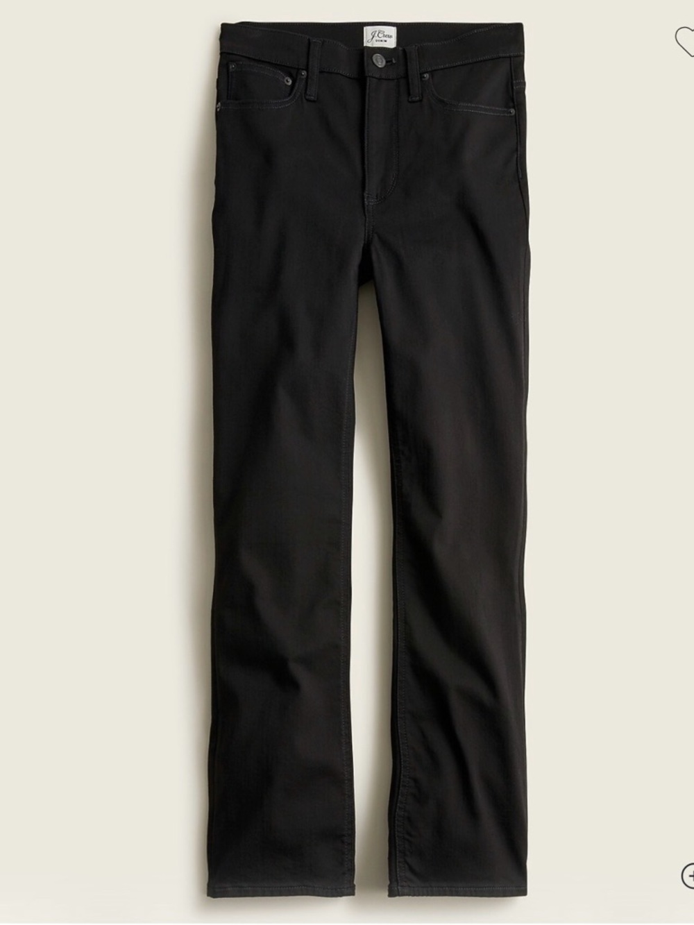 J. Crew 9" Demi-Boot Crop Jean 28T